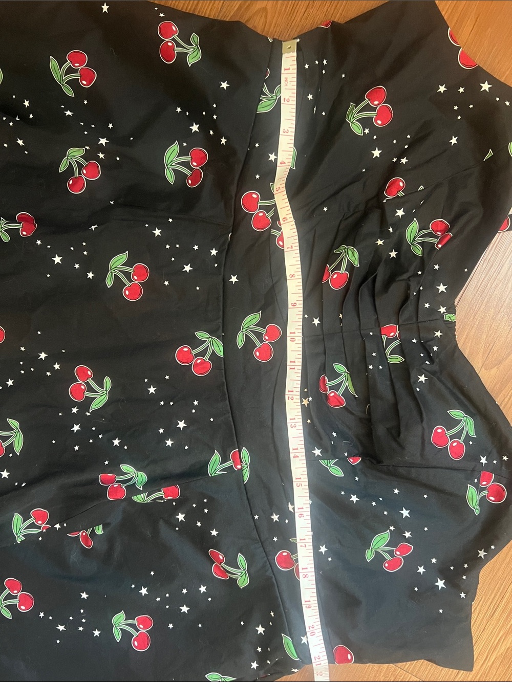 torrid Black Cherry-Print Midi Dress - Picture 8 of 14